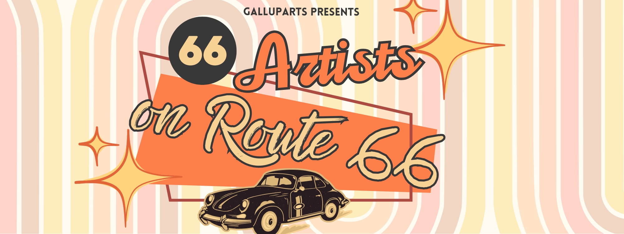 66 Artists on Rte 66 banner